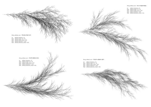 Examples of L-System structures